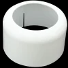 Vvs-Fittings Og Rør^Muffeskjuler t/toilet 110 mm hvid plast