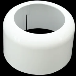 Vvs-Fittings Og Rør^Muffeskjuler t/toilet 110 mm hvid plast