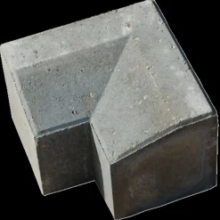 RBR Støttemure^Multikant standard TP15 indv.hjørne, grå med skrå bagkant - 14x21x15,5 cm