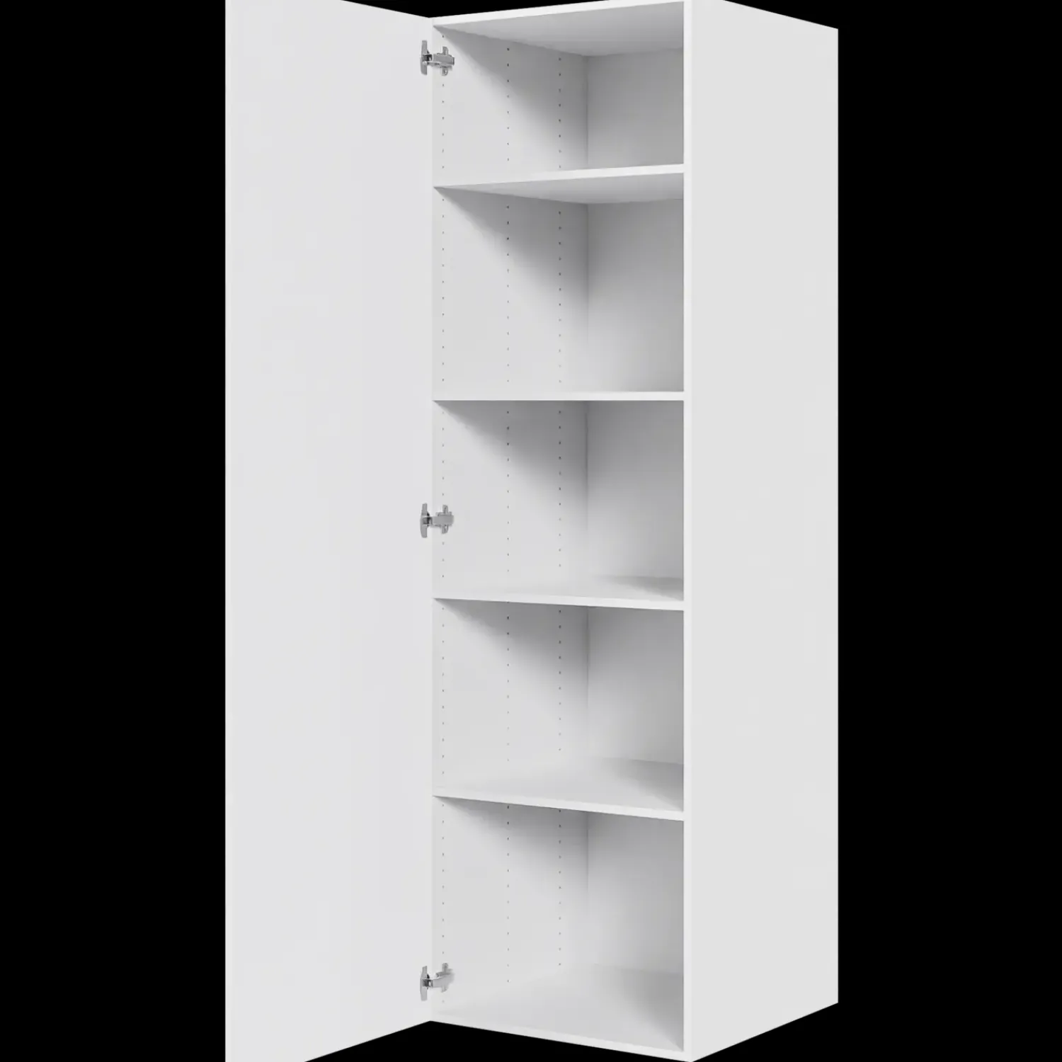 Clearance Multi-Living højskab hvid folie 60 cm