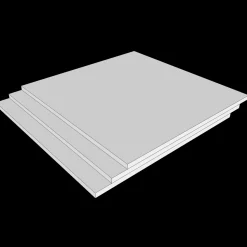 Køkkenskabe^Multi-Living hyldepakke 40 cm 3 stk hvid