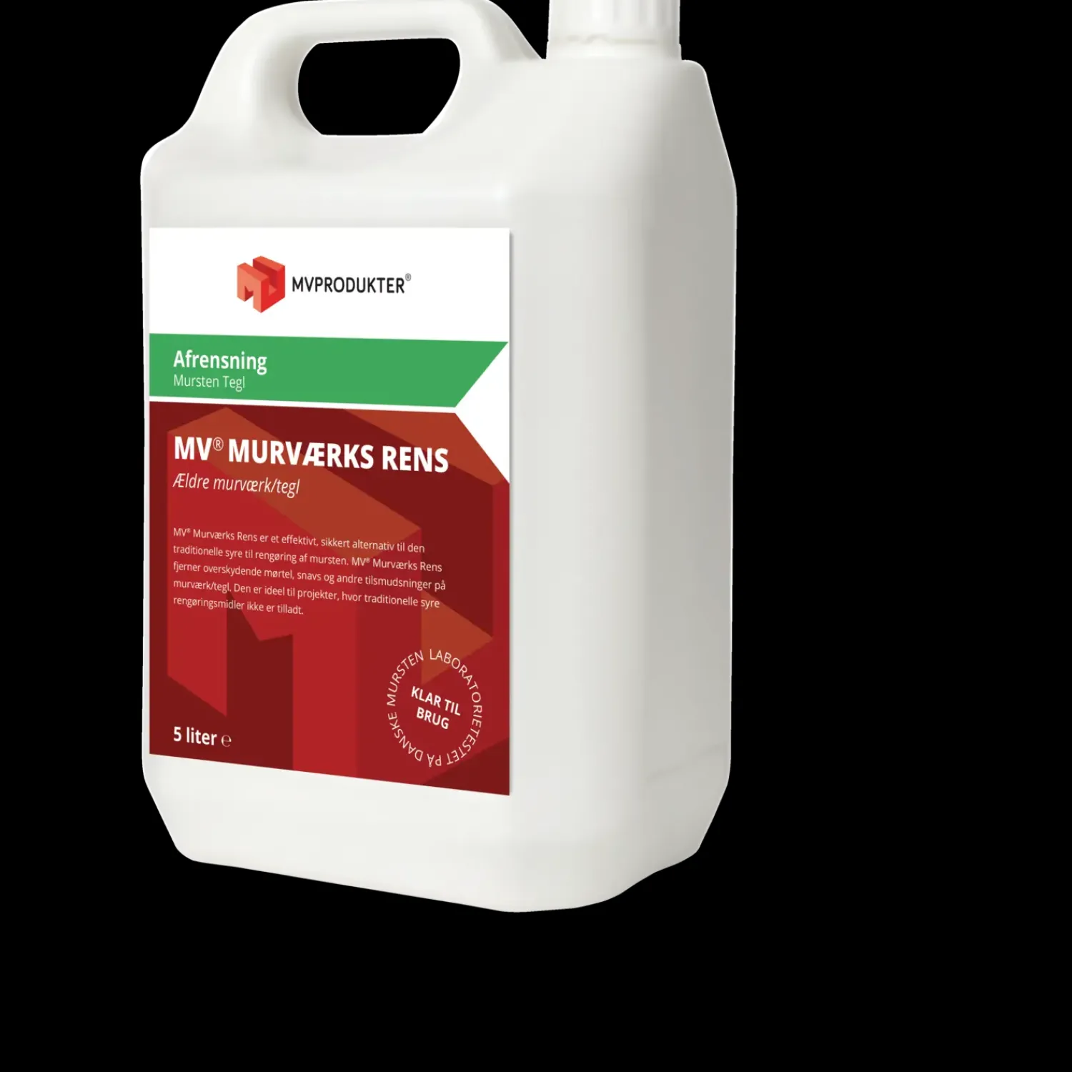 Dame Kalk, Syre Og Sprit^MV Produkter, murværksrens vandbaseret 20 L