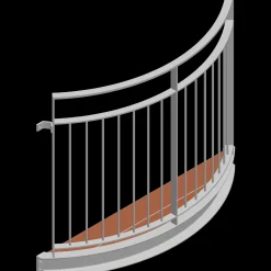 Scandinavian Steelhouse Balkoner Og Baldakiner^Nevada 1 balkon