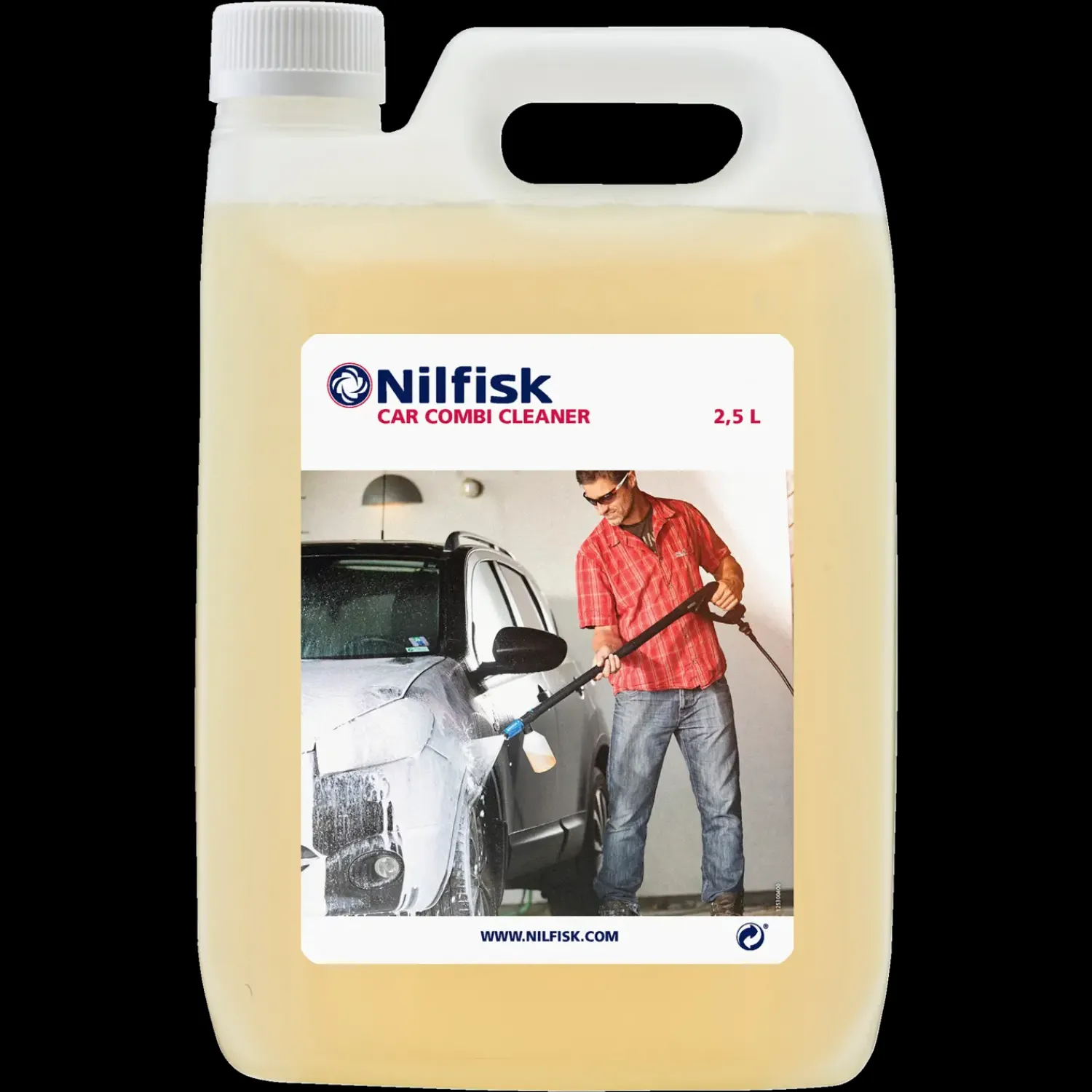 Outlet Nilfisk combi rengøringsmiddel til bilen 2,5 ltr.