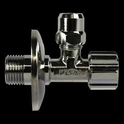 Vvs-Fittings Og Rør^Nil-hane 1/2"x10 mm forkromet