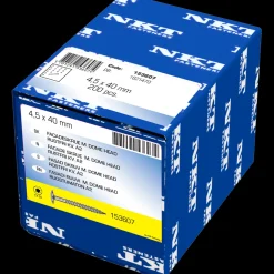 Best NKT Facade+ D facadeskrue m/blank hoved 4,5x40 mm A2 TX20 blank 200 stk