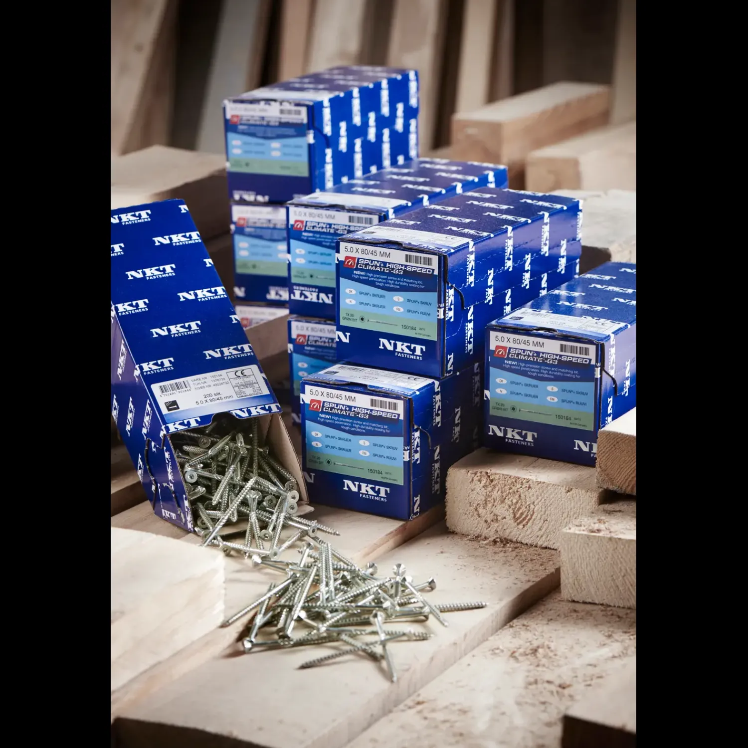 Sale NKT Fasteners NKT Spun+ Climate-G3 universalskrue 4,0x50/35 UH TX20 200 stk