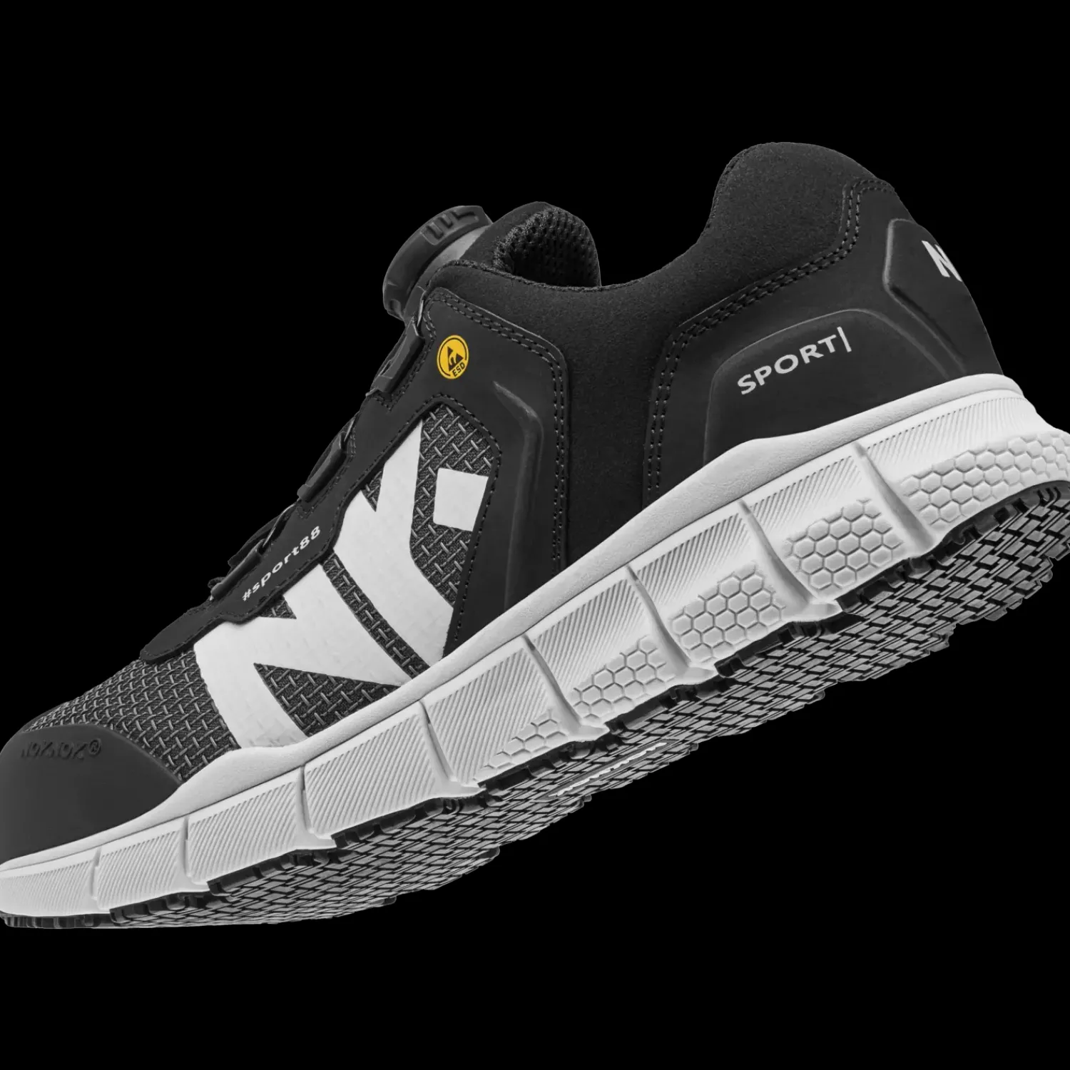 Sikkerhedssko^Noknok sikkerhedssko sport88 sort str. 45