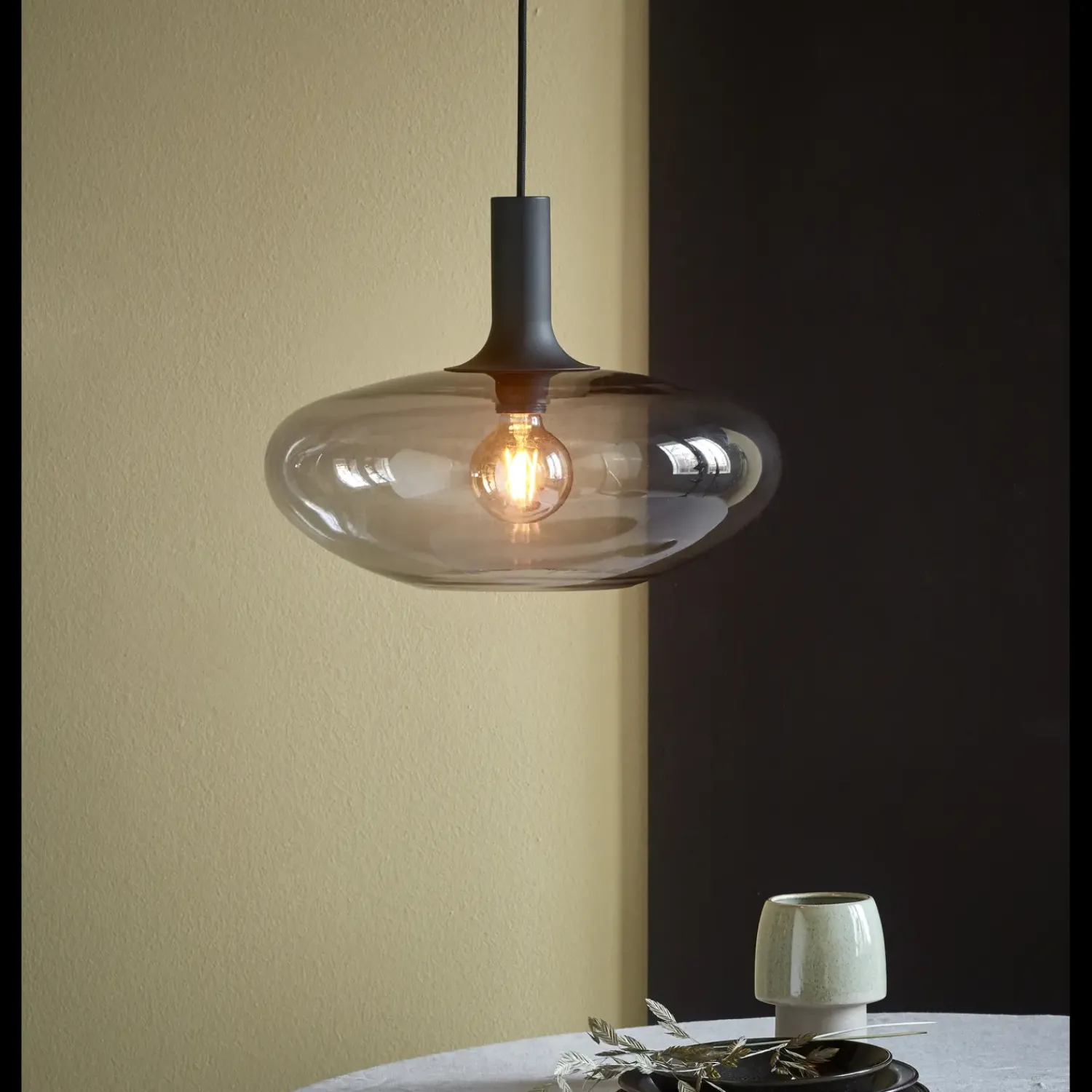 Clearance Nordlux Alton 35 pendel røgfarvet E27