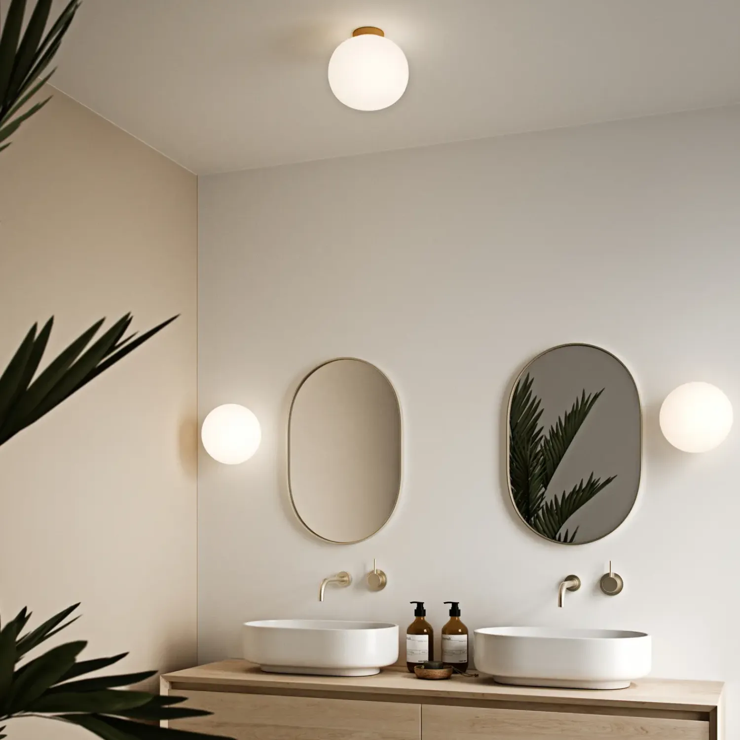 Loftlamper^Nordlux Alton plafond opalhvid