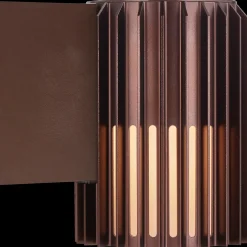 Udendørs Væglamper^Nordlux Aludra udendørs væglampe metallisk brun