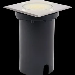 Clearance Nordlux Andor nedgravningsspot firkantet rustfrit stål