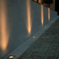 Clearance Nordlux Andor nedgravningsspot firkantet rustfrit stål