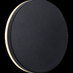 Online Nordlux Artego rund udendørs væglampe sort