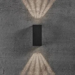 Hot Nordlux Asbol Kubi udendørs væglampe sort