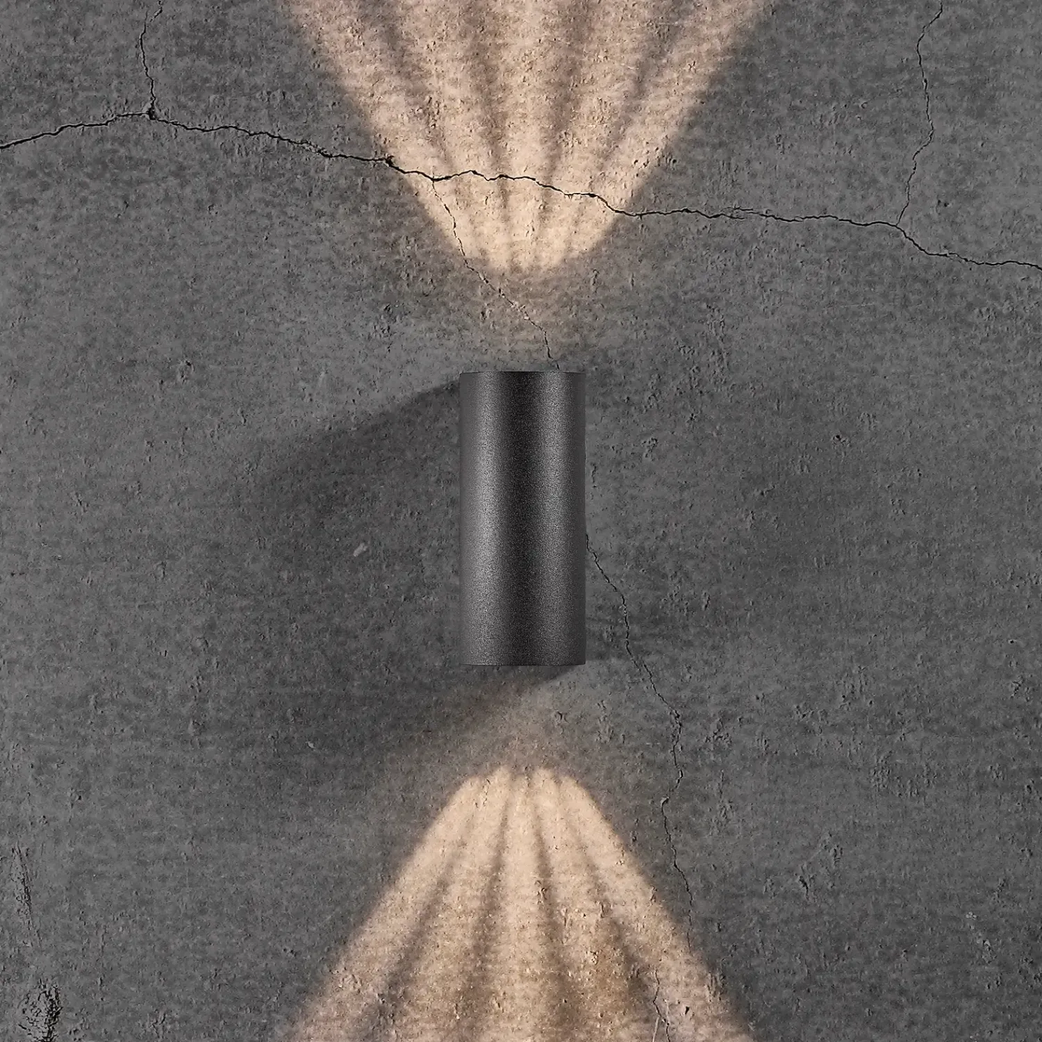 Udendørs Væglamper^Nordlux Asbol Round udendørs væglampe sort