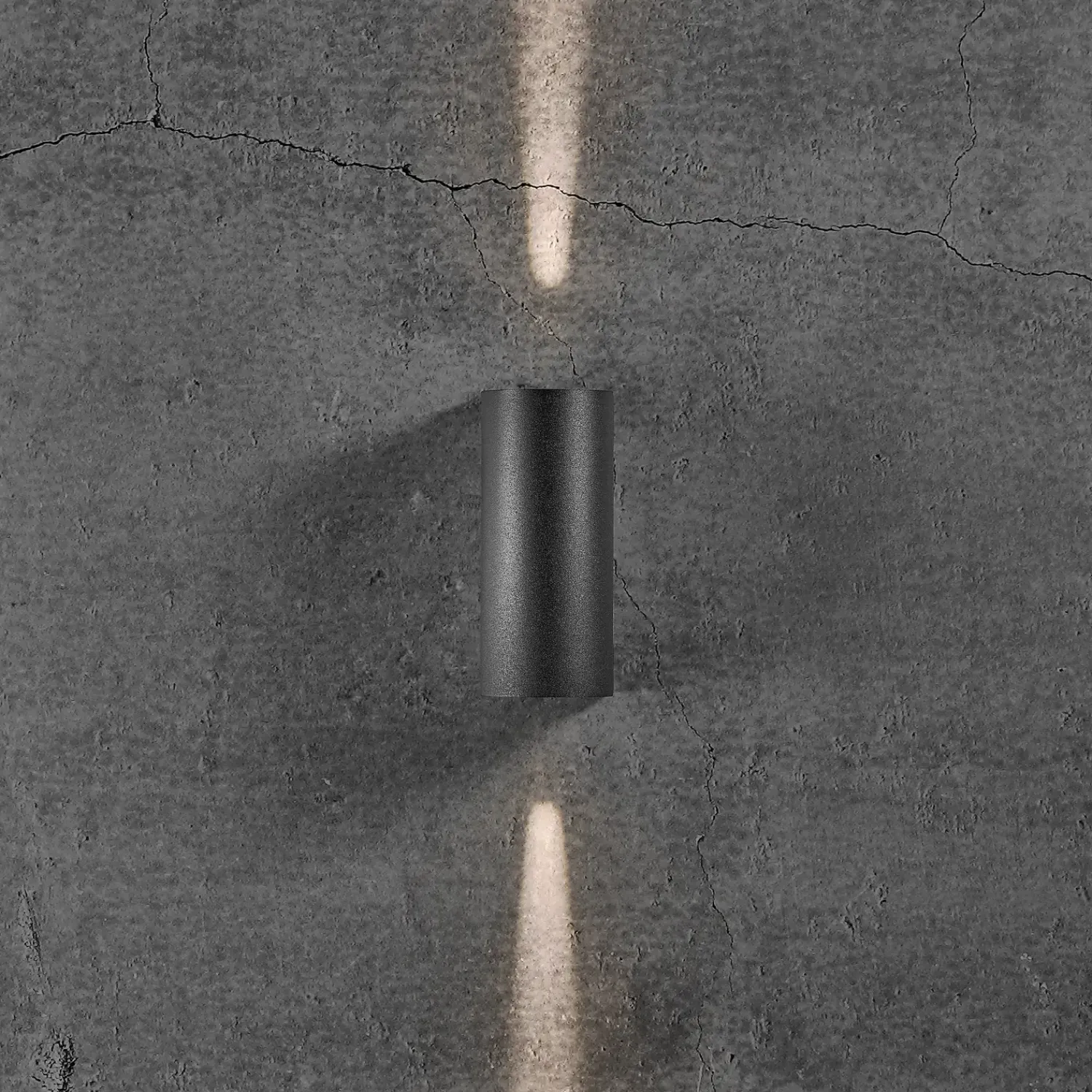 Udendørs Væglamper^Nordlux Asbol Round udendørs væglampe sort