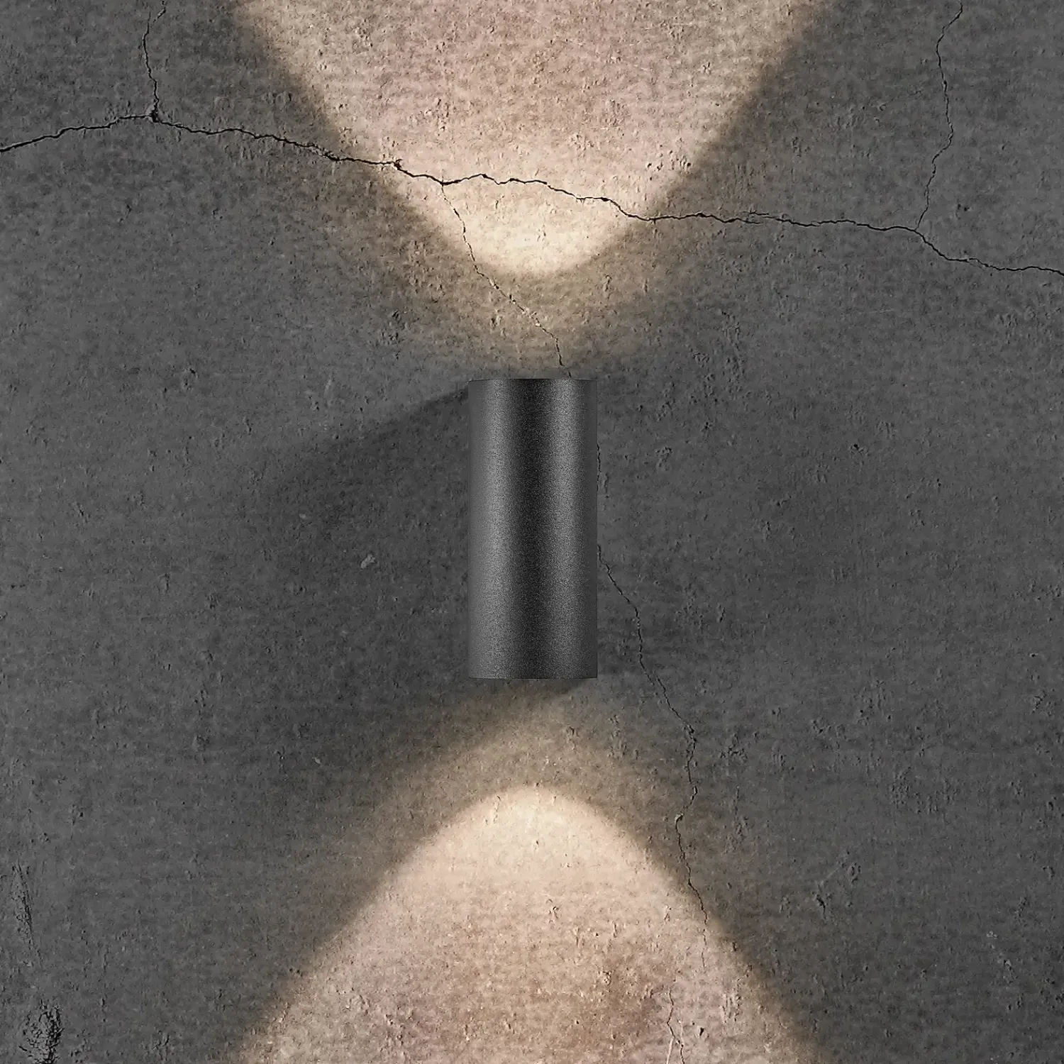 Udendørs Væglamper^Nordlux Asbol Round udendørs væglampe sort