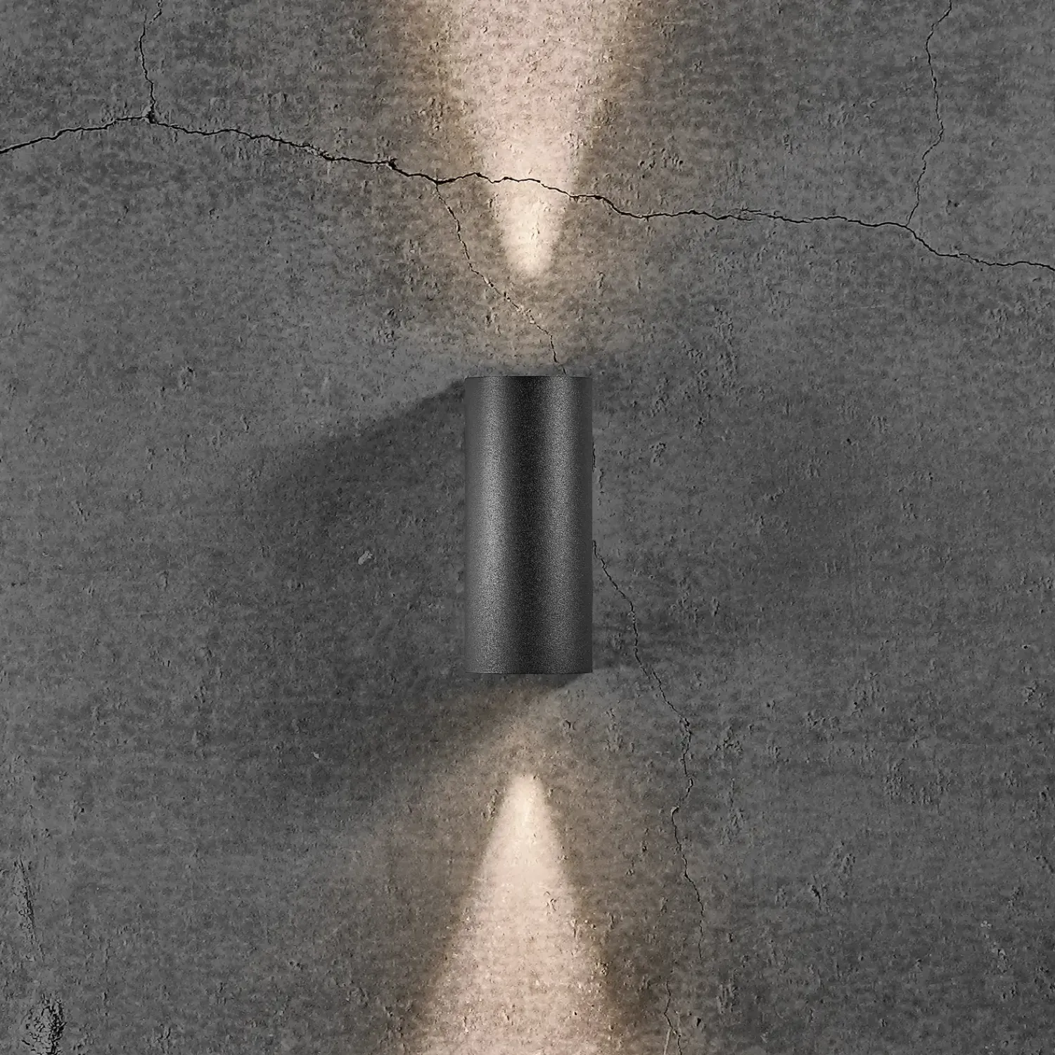 Udendørs Væglamper^Nordlux Asbol Round udendørs væglampe sort