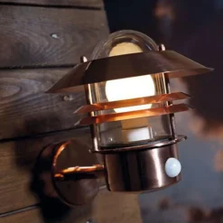 Clearance Nordlux Blokhus havelampe kobber