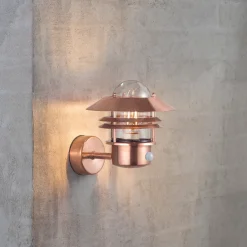 Clearance Nordlux Blokhus havelampe kobber