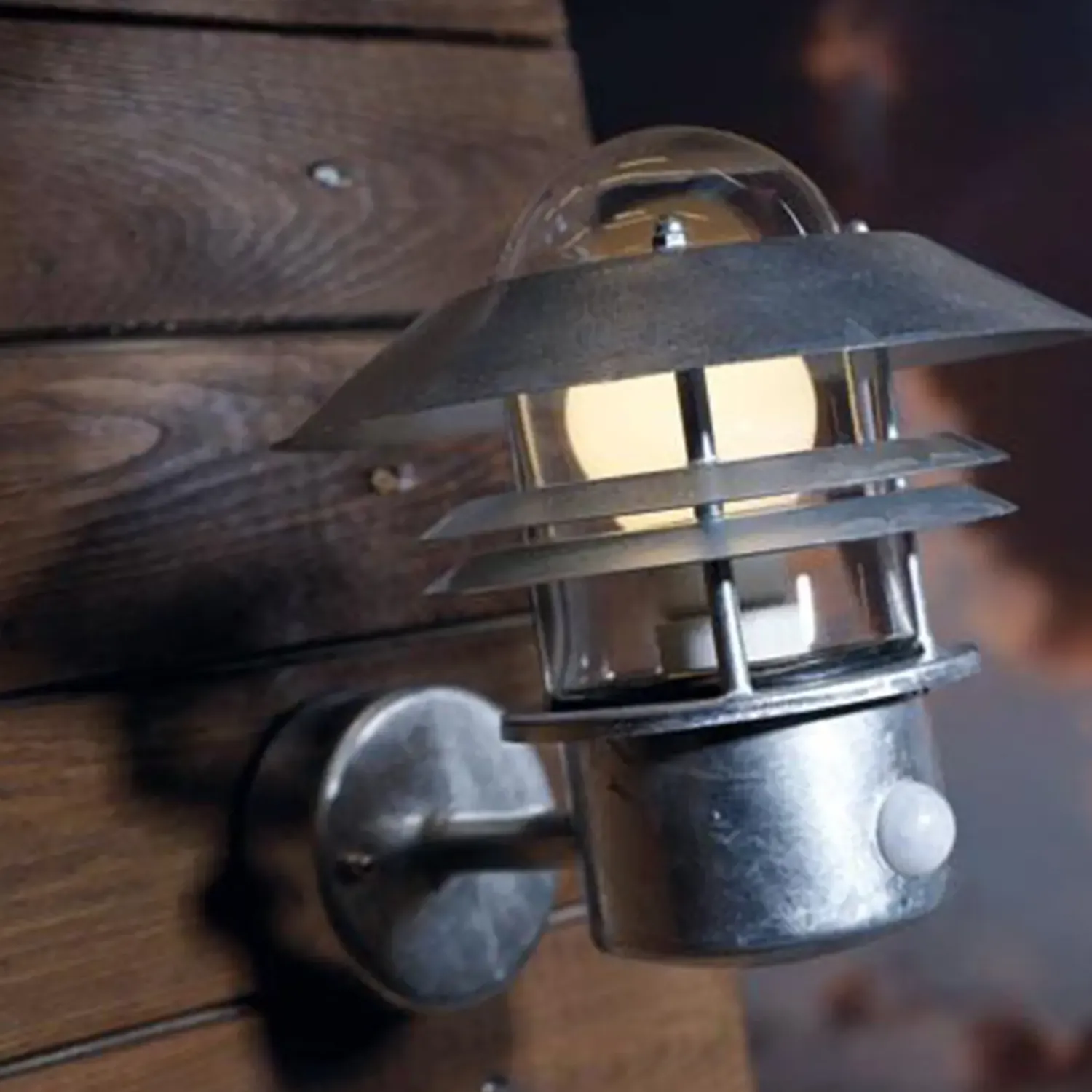 New Nordlux Blokhus Sensor udendørs væglampe galvaniseret