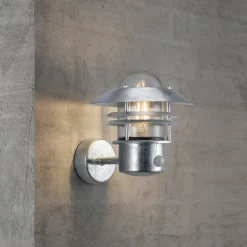 New Nordlux Blokhus Sensor udendørs væglampe galvaniseret