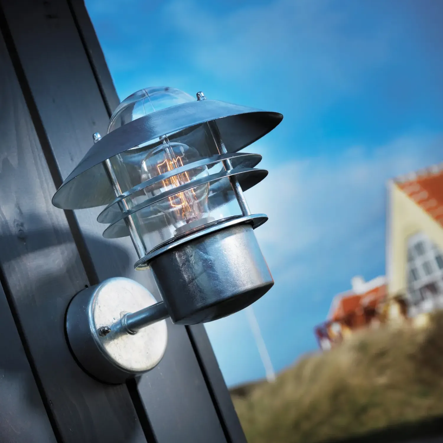 Sale Nordlux Blokhus udendørs væglampe galvaniseret