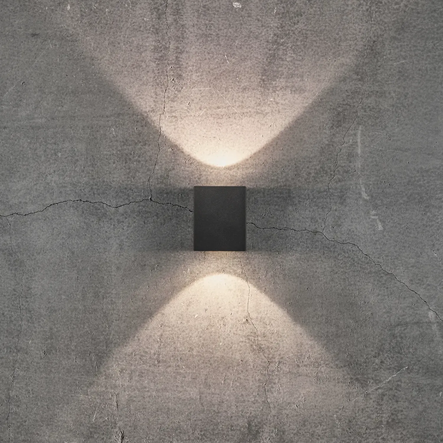 Clearance Nordlux Canto Kubi 2 udendørs væglampe sort