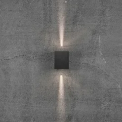 Clearance Nordlux Canto Kubi 2 udendørs væglampe sort