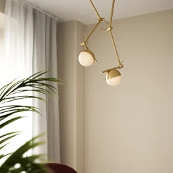 Nordlux Væglamper^Contina væglampe messing