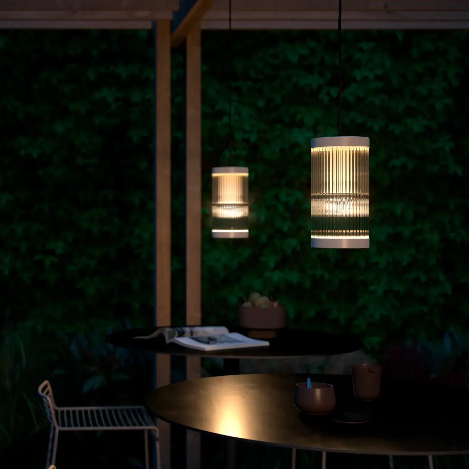 Clearance Nordlux Coupar udendørs pendel sandfarvet