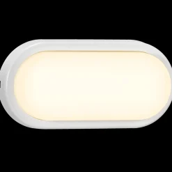 Udendørs Væglamper^Nordlux Cuba Energy LED væglampe oval hvid