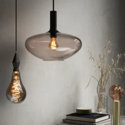 Clearance Nordlux Deco Giants LED pære PS160 røgfarvet