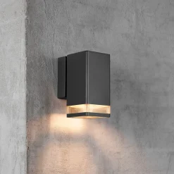 Best Nordlux Elm enkelt væglampe udendørs sort