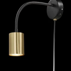 Nordlux Explore Flex væglampe messing