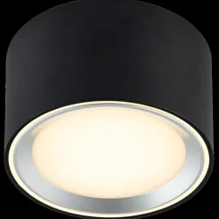 Indbygningsspots^Nordlux Fallon LED-påbygningsspot sort