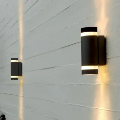 Udendørs Væglamper^Nordlux Focus udendørs væglampe 1xGU10 sort