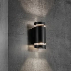 New Nordlux Focus udendørs væglampe 2xGU10 sort