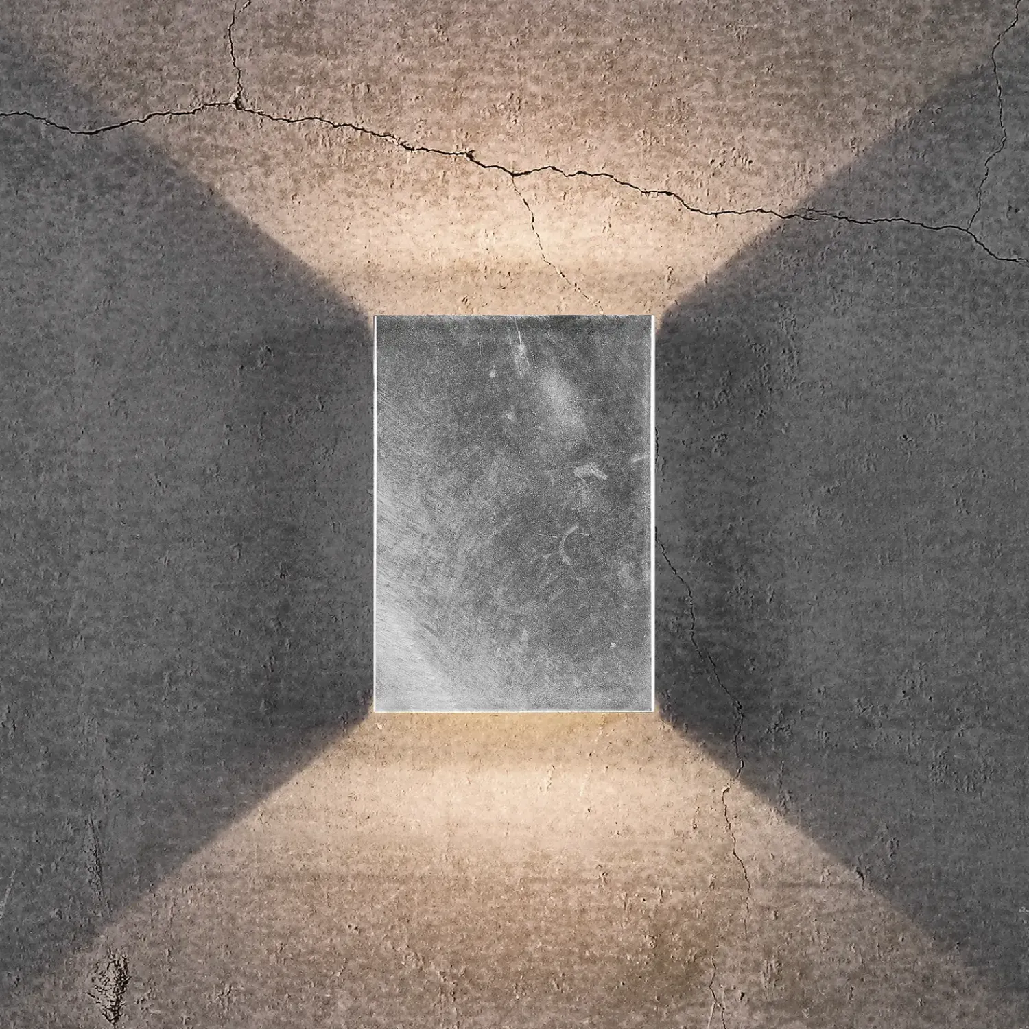 Best Nordlux Fold 15 udendørs væglampe galvaniseret stål