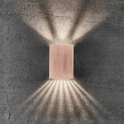 Nordlux Udendørs Væglamper^Fold 10 udendørs væglampe kobber