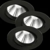 Indbygningsspots^Nordlux Fremont indbygningsspots 3-kit sort