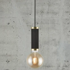 Nordlux Galloway pendelophæng sort/kobber