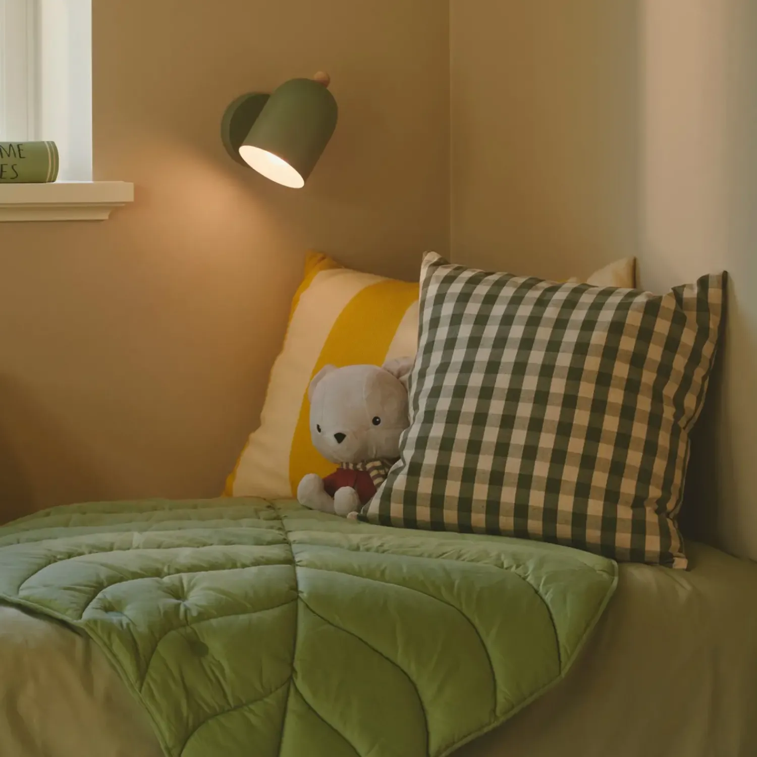 Nordlux Væglamper^Gaston væglampe støvet grøn