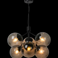 Pendler^Nordlux Ivona 6-spot pendel sort