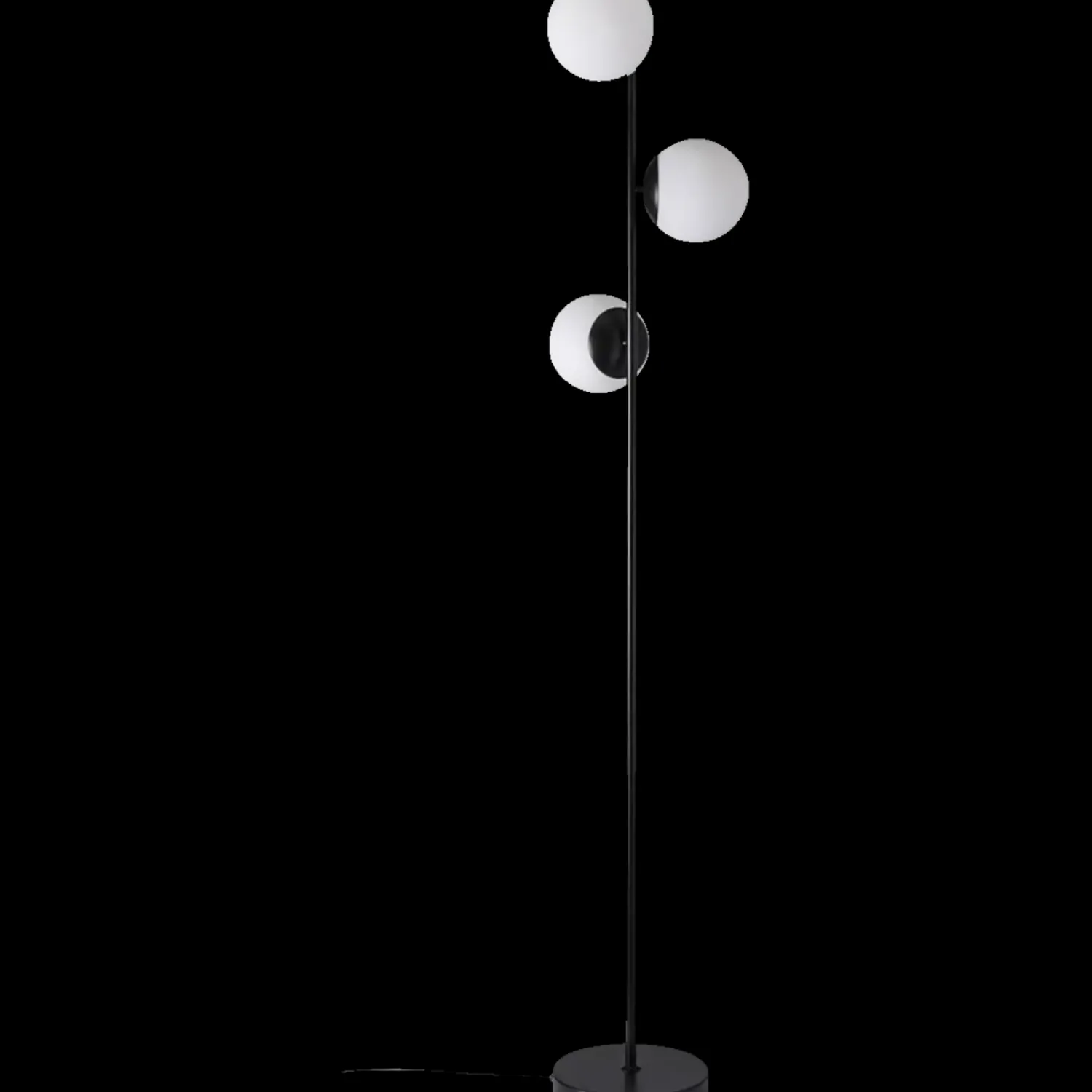 Outlet Nordlux Lilly gulvlampe sort/opal