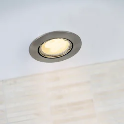 Discount Nordlux Mixit Pro indbygningsspot børstet stål