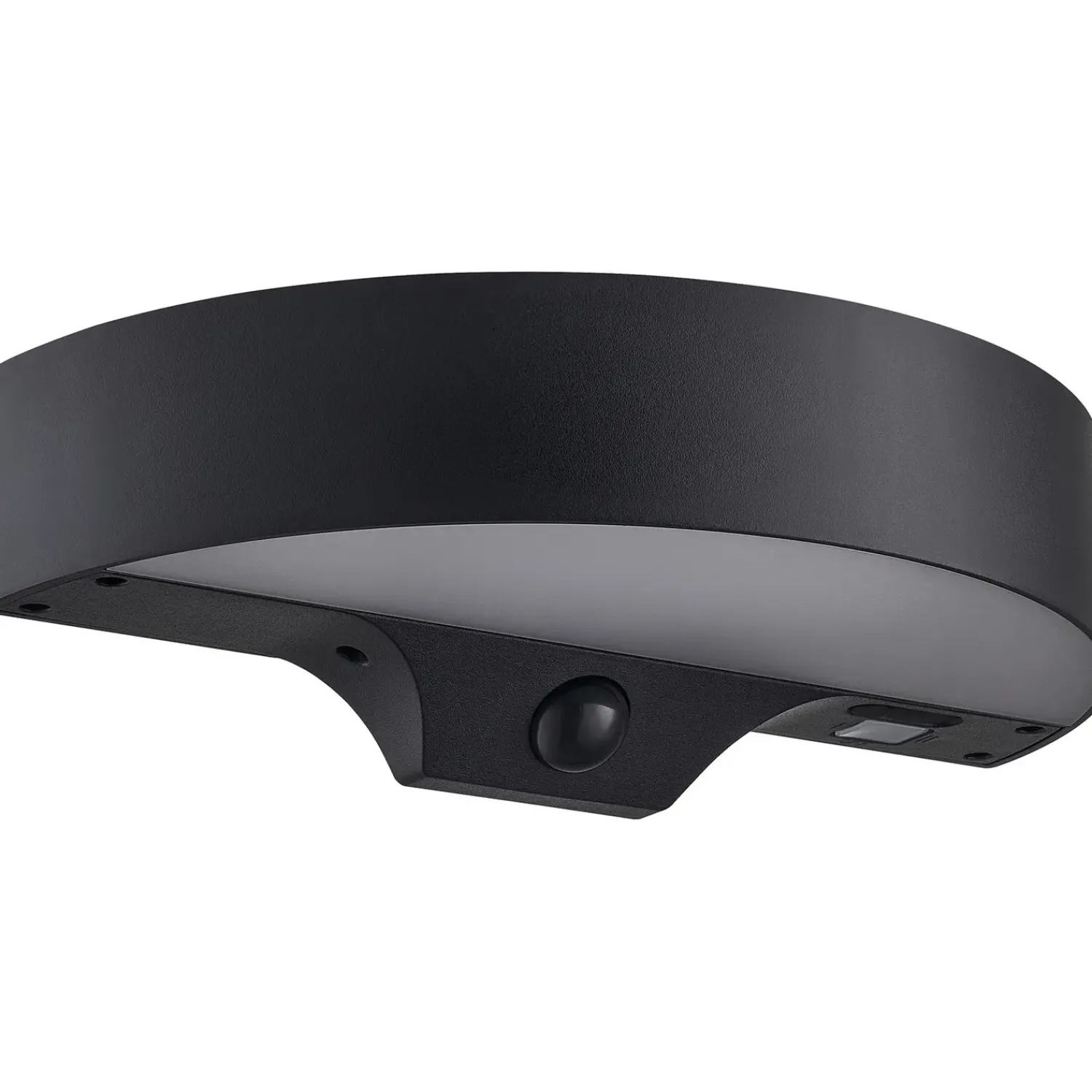 Solcellelamper^Nordlux Monay Round solar væglampe sort