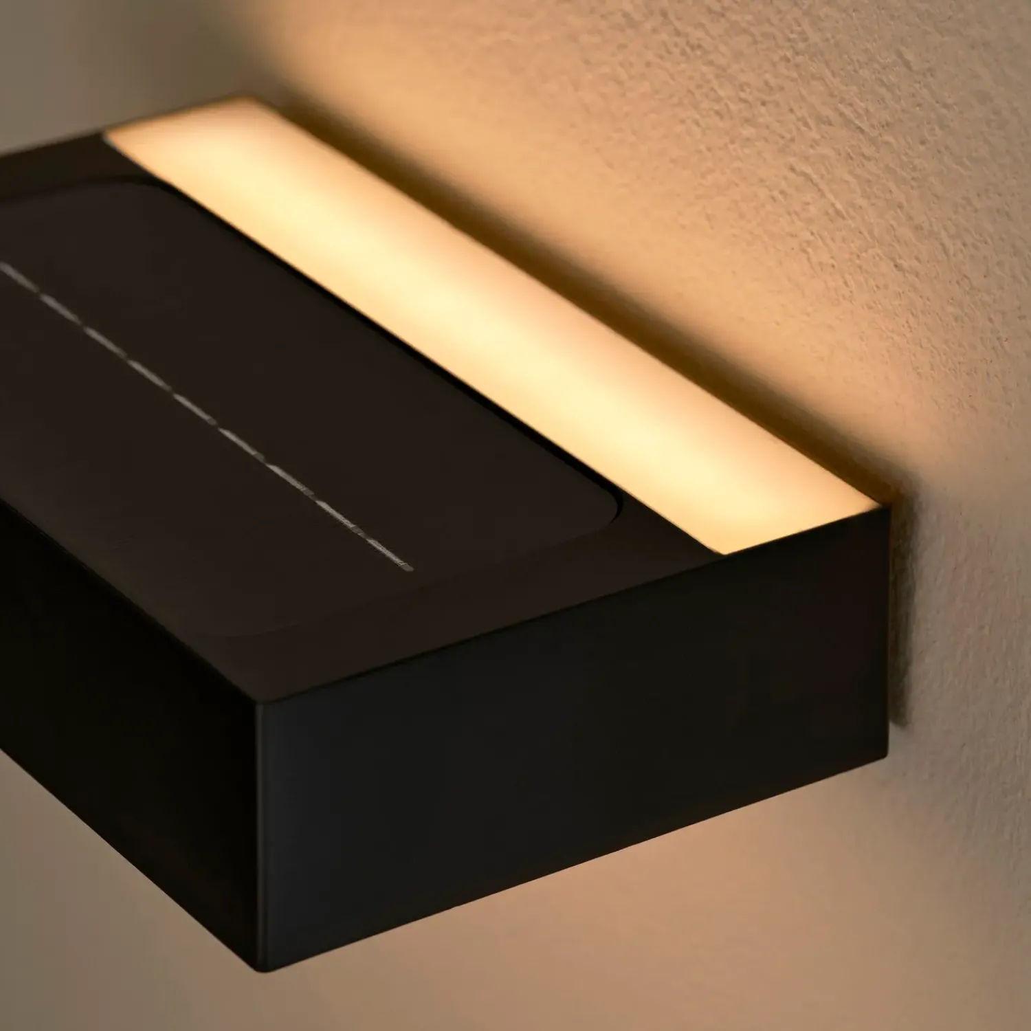 New Nordlux Monay Square solar væglampe sort