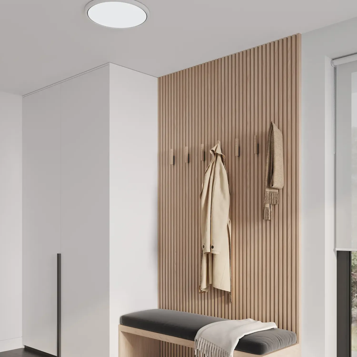 Best Nordlux Oja 29 plafond med sensor hvid